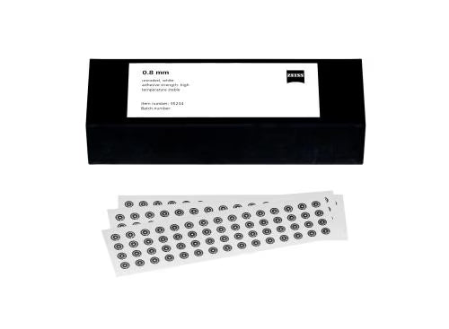 Reference Markers 0.8 mm, White, Non-Coded, Strong Adhesive Strength, Temperature-Resistant, 3000 Piece