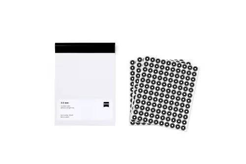 Reference Markers 3.0 mm, White, Non-Coded, Light Adhesive Strength, 3000 Piece