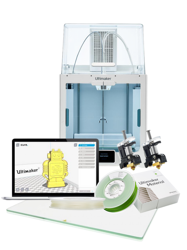 Assemblage de service du panneau arrière de l'UltiMaker S7