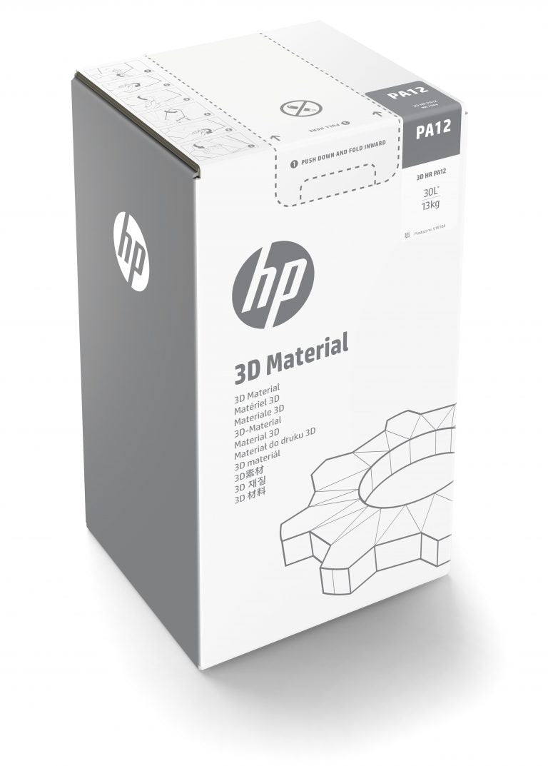 HP 3D HR CB PA12 10L/4kg - for HP Jet Fusion 540 and 580 3D Printer Models