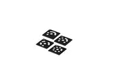 Marqueurs de points de référence - Moyens non codés, blancs 1,5 mm