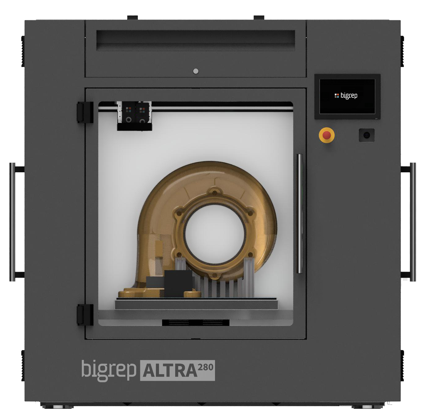 BigRep ALTRA 280 3D printer with part