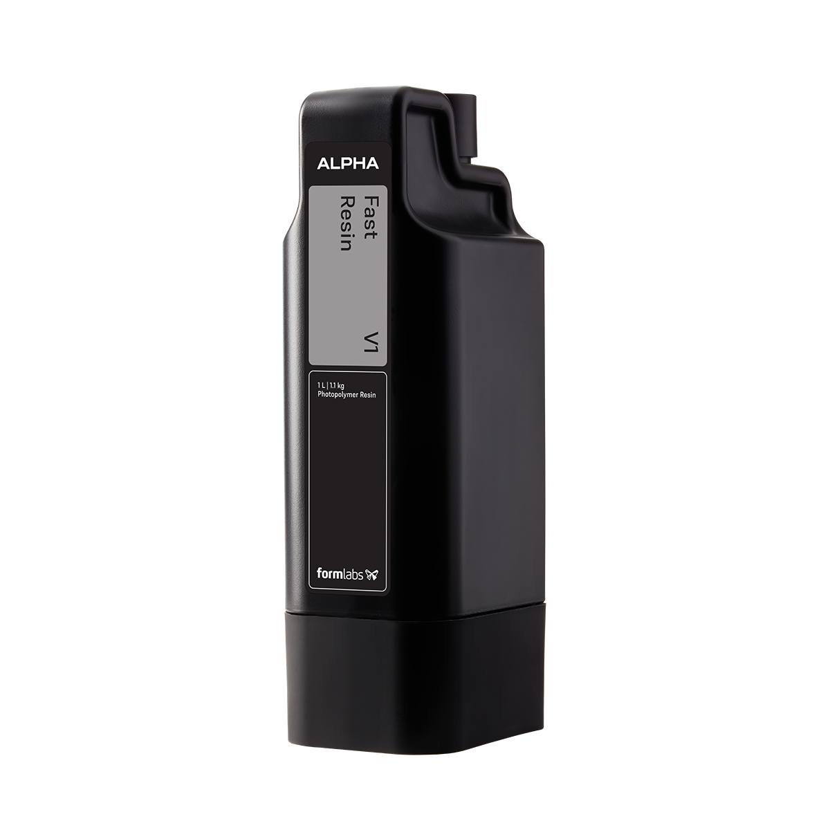 Side View of the Formlabs Alpha Fast Resin 1L for Form Studio 1 3D Printer