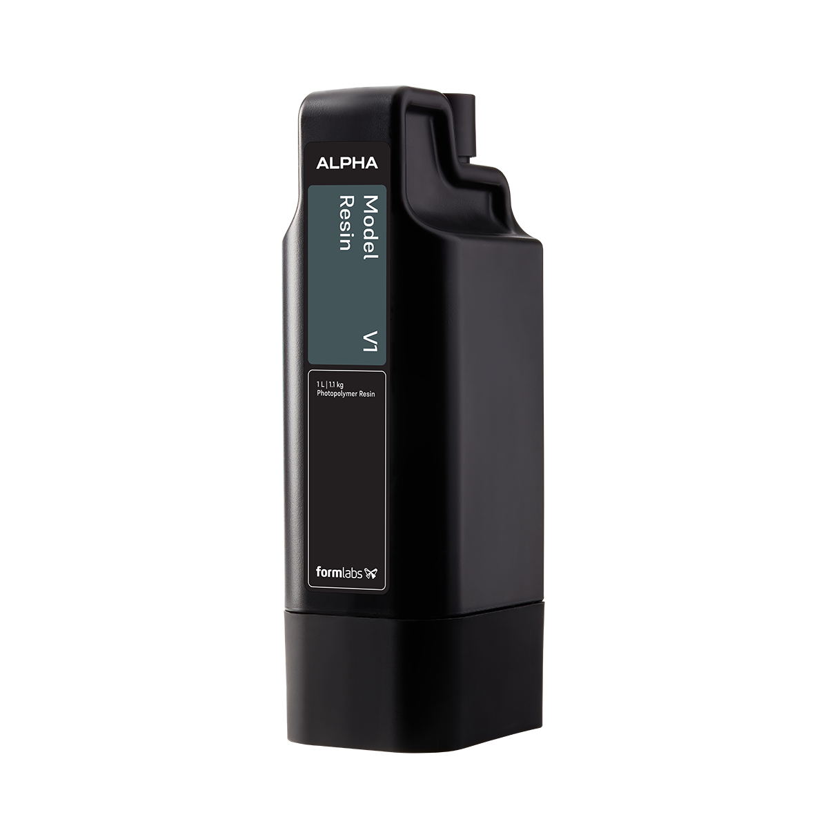 Side View of the Formlabs Alpha Model Resin 1L for Form Studio 1 3D Printer