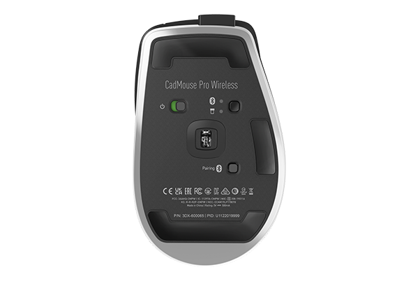 3Dconnexion CadMouse Pro Wireless Bottom View