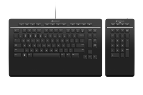 Keyboard Pro with numpad top view