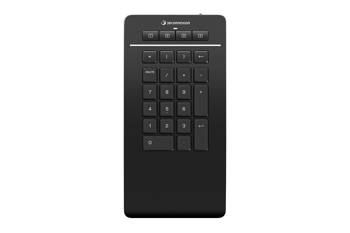 3Dconnexion numpad pro top view