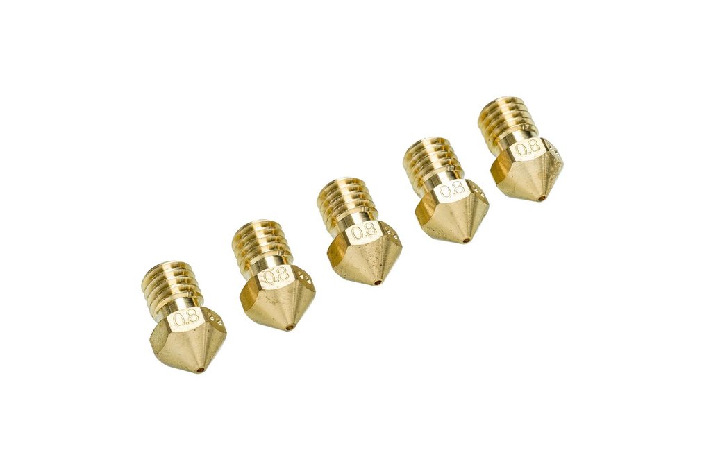 Ultimaker 2+ Nozzle Pack(0.25/0.40 (x2)/0.60/0.80)