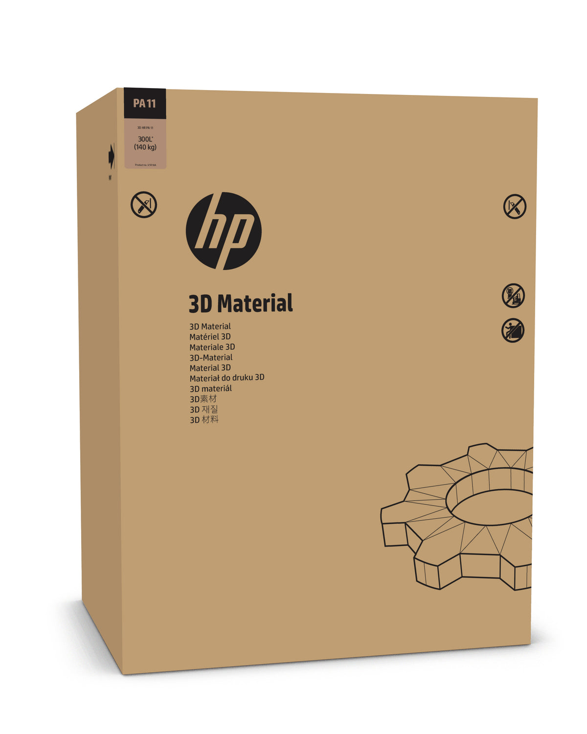 HP 3D HR PA11 300L /140Kg  - HP 4210 Series Only